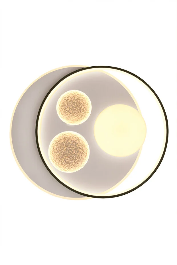 Oscar 50 Cm 3 Renk Işık Özellikli Led'li Modern Salon Mutfak Yatak Odası Avizesi